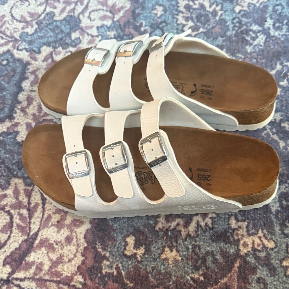 Birkenstock White Sandals
